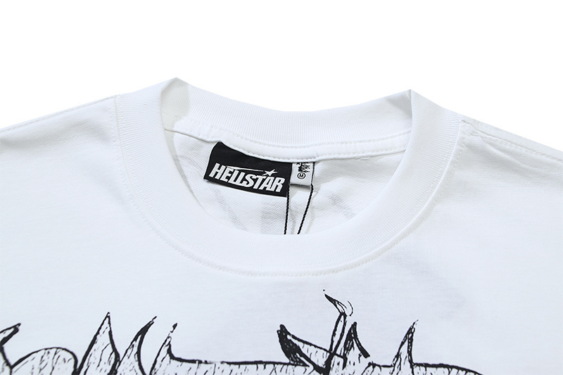 Hellstar Links Graphic T-Shirt White