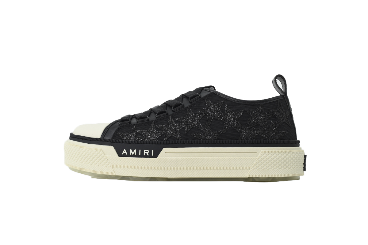 AMIRI Stars Court Diamond Black Glitter