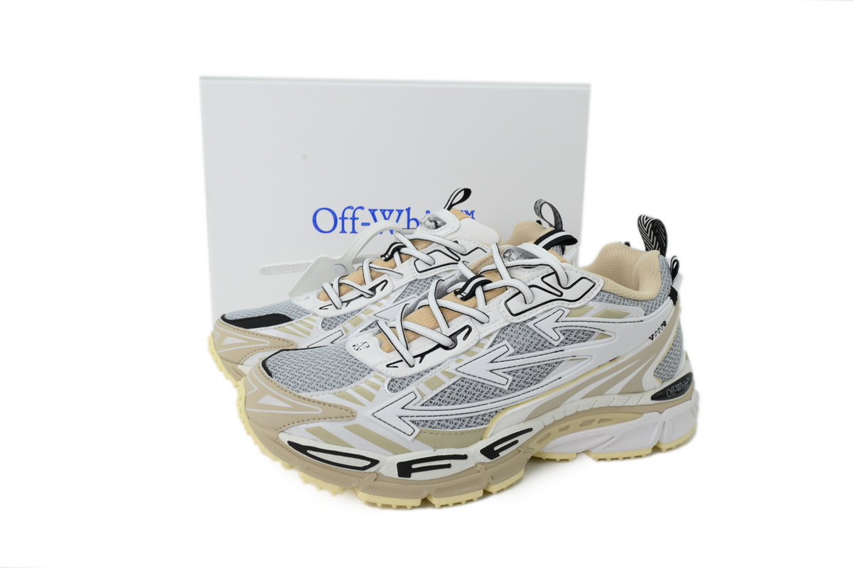 Off-White Wmns Be Right Beige Gray OWIA289S26 FAB000564