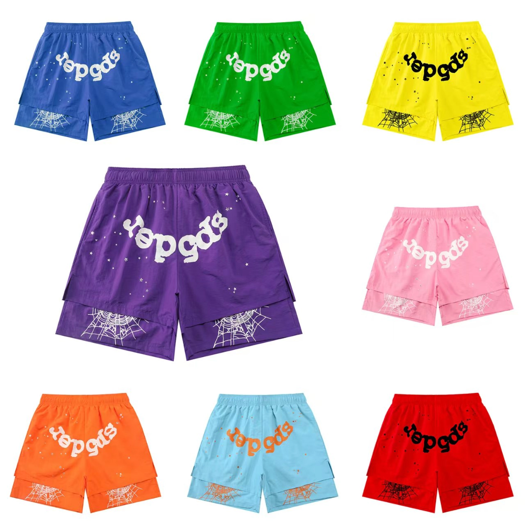 Sp5der OG Web Double Layer Short