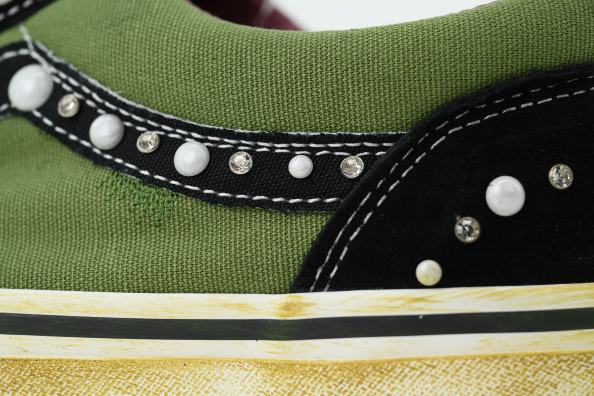 SATOSHI NAKAMOTO x Vans Old Skool Reissue 36 Pearlized Army