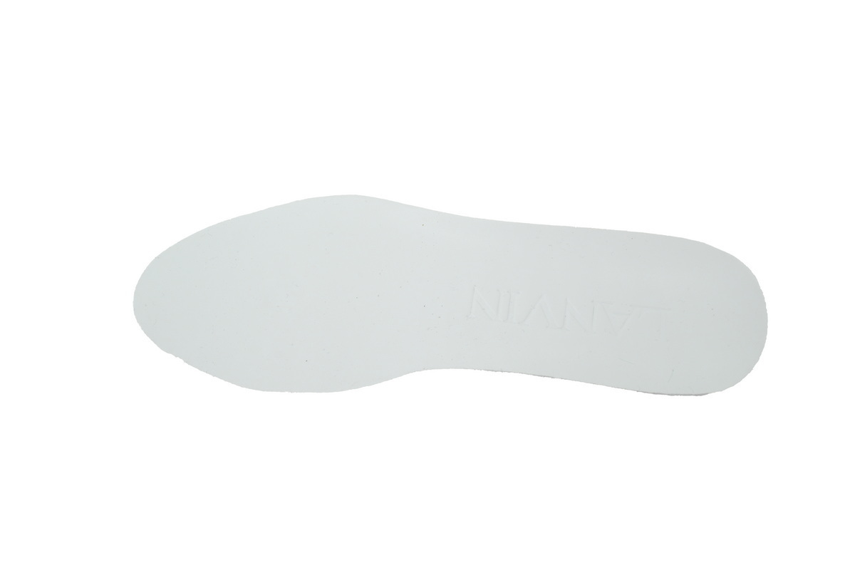 Lanvin Curb Sneakers White Ribbon