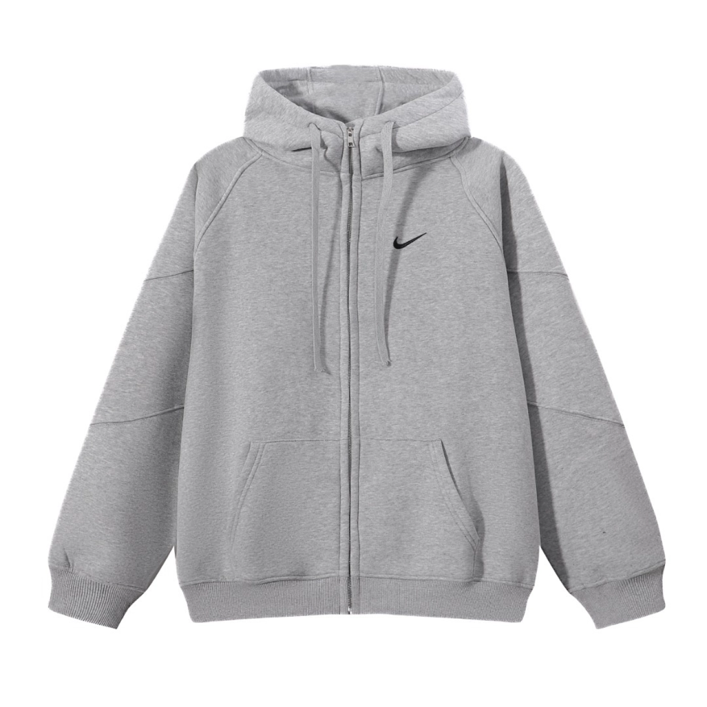 S × Nike SS25 WEEK4 Zip Up Hoodied Grey