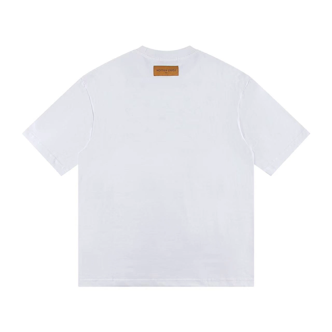 Louis Vuitton T-shirt Z030 Black/White/Khaki