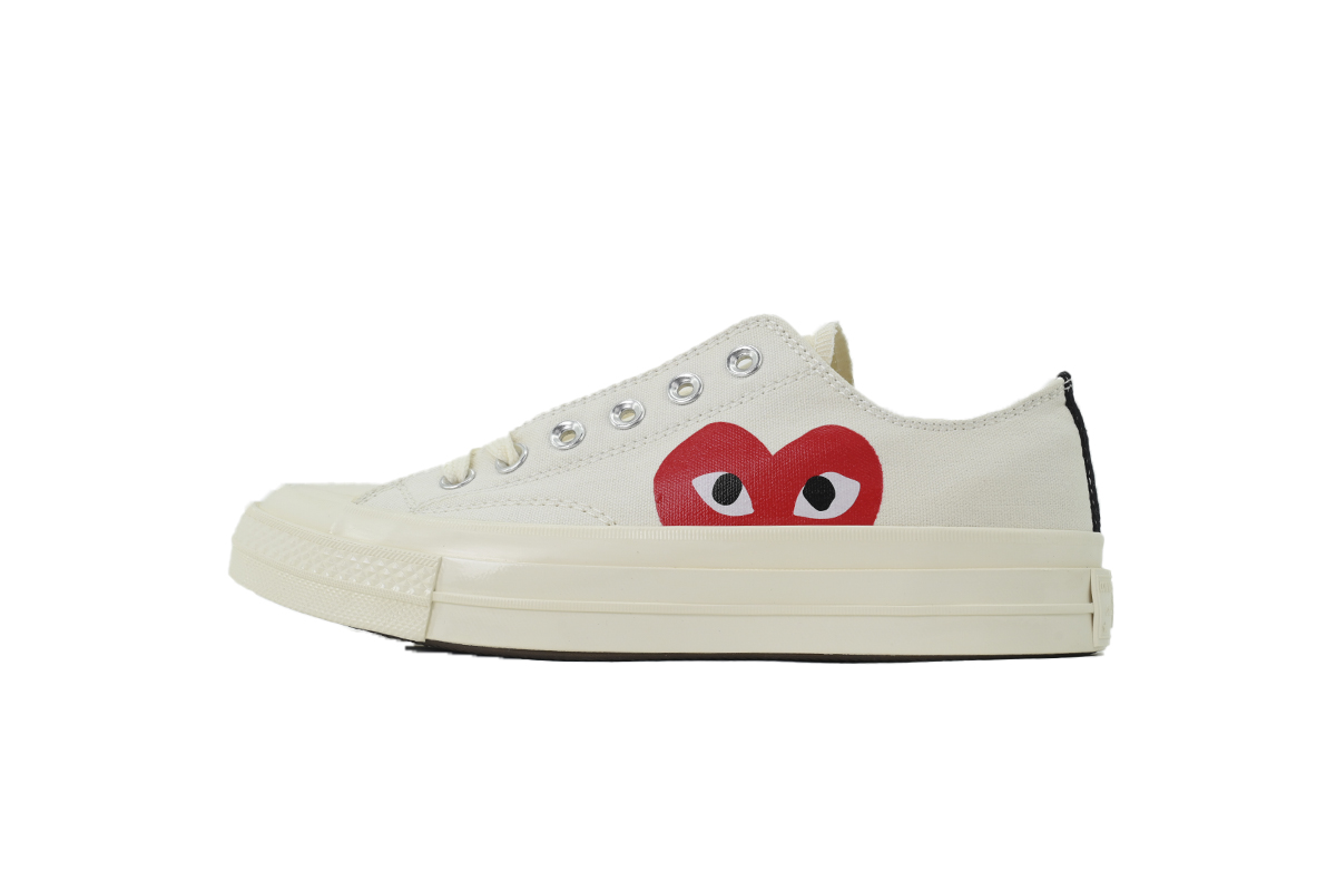 Comme des Garçons Play x Converse Chuck 70 Low Milk 150207C
