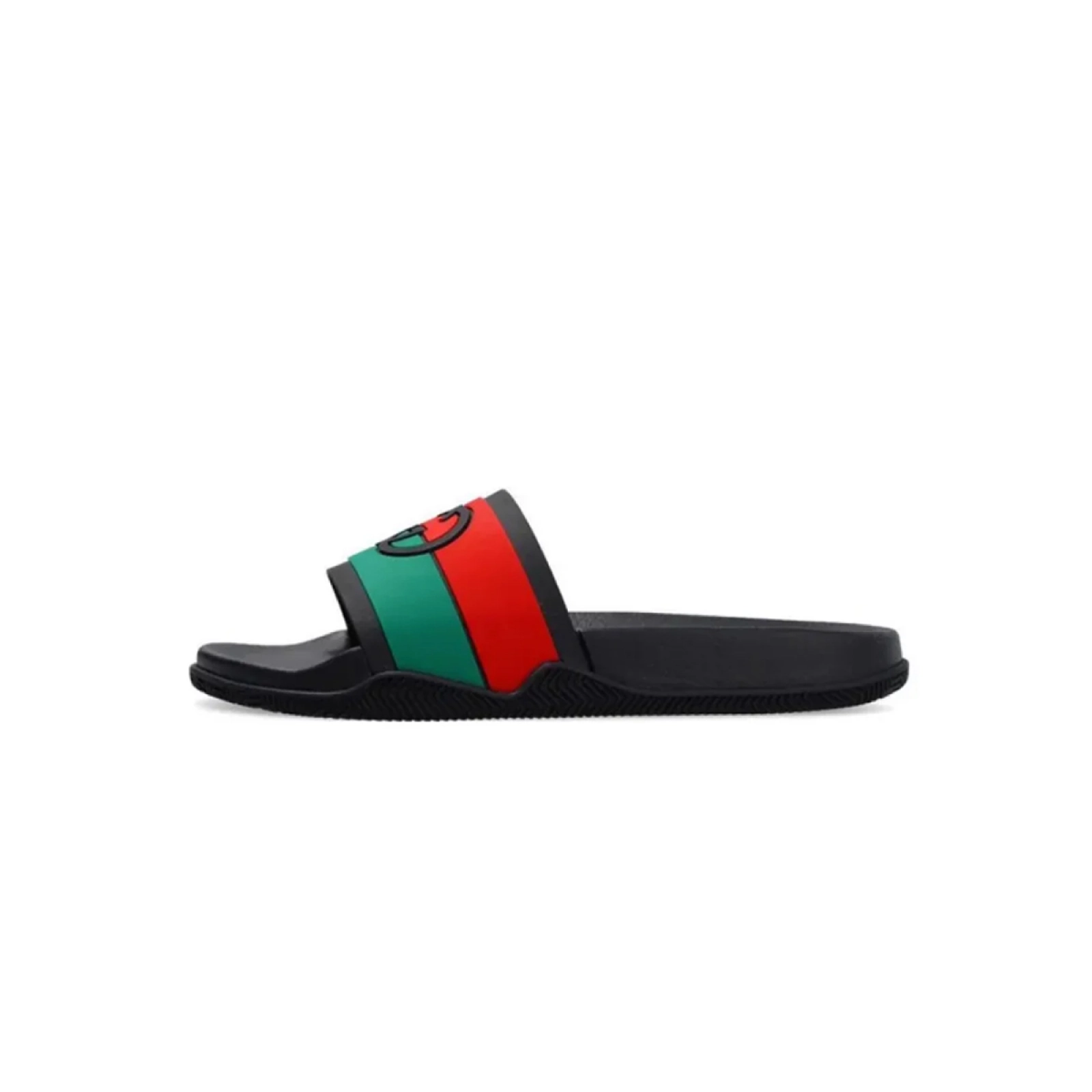 Gucci Slide Interlocking G-Black Red Green