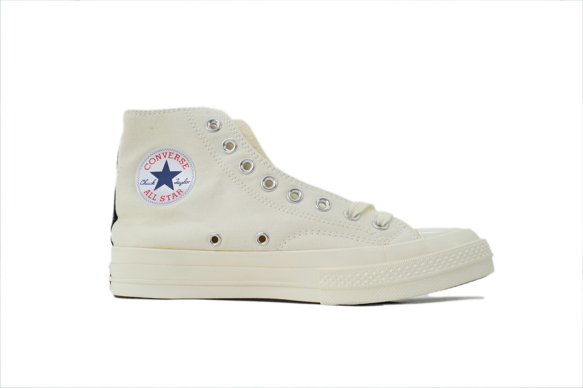 Comme des Garçons Play x Converse Chuck 70 High Milk 150205C