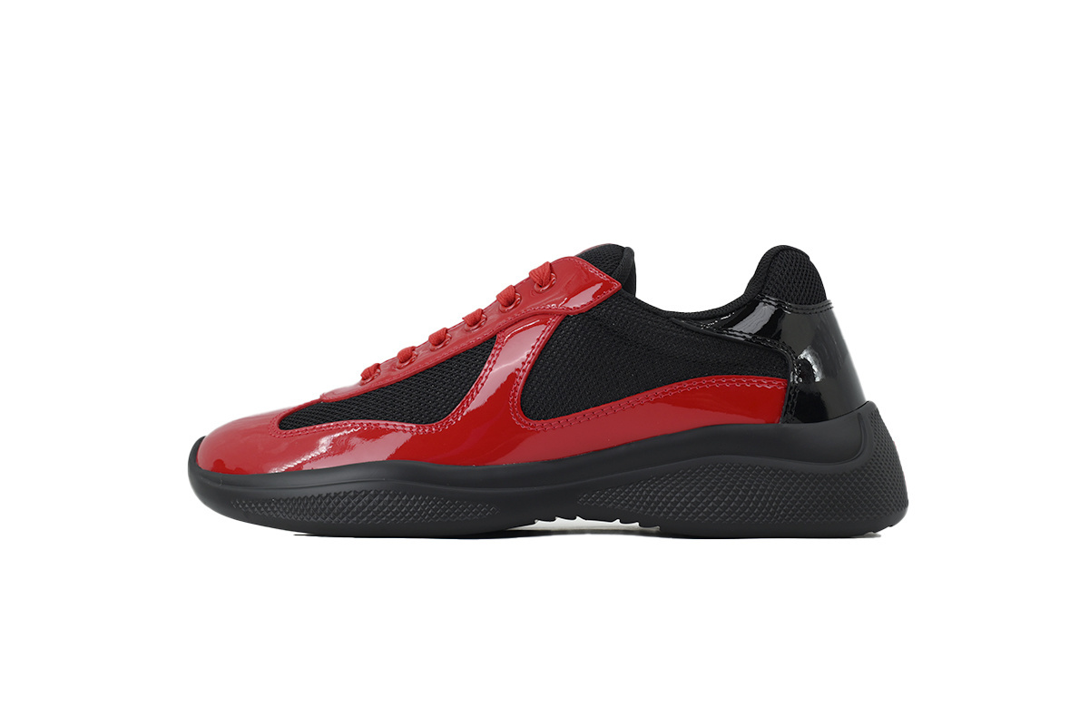 Prada America's Cup sneakers Black Red