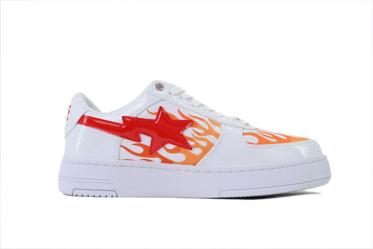 A Bathing Ape White Red OZXSHM309911R