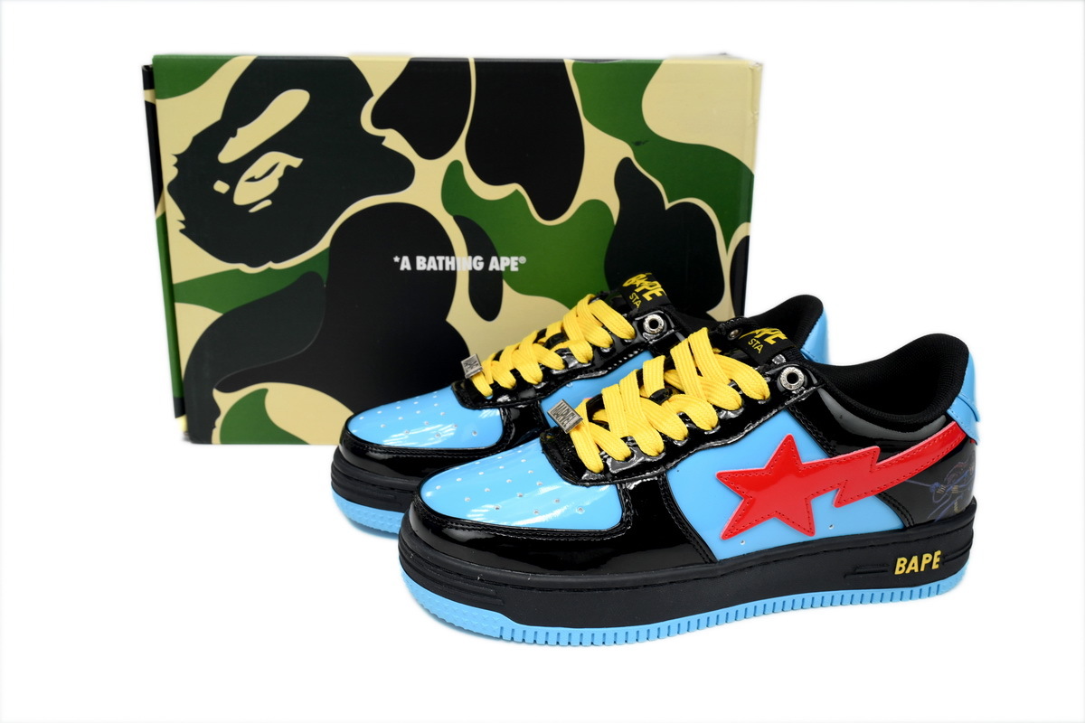 A Bathing Ape Bape Sta Low Black Widow 1I73-291-907