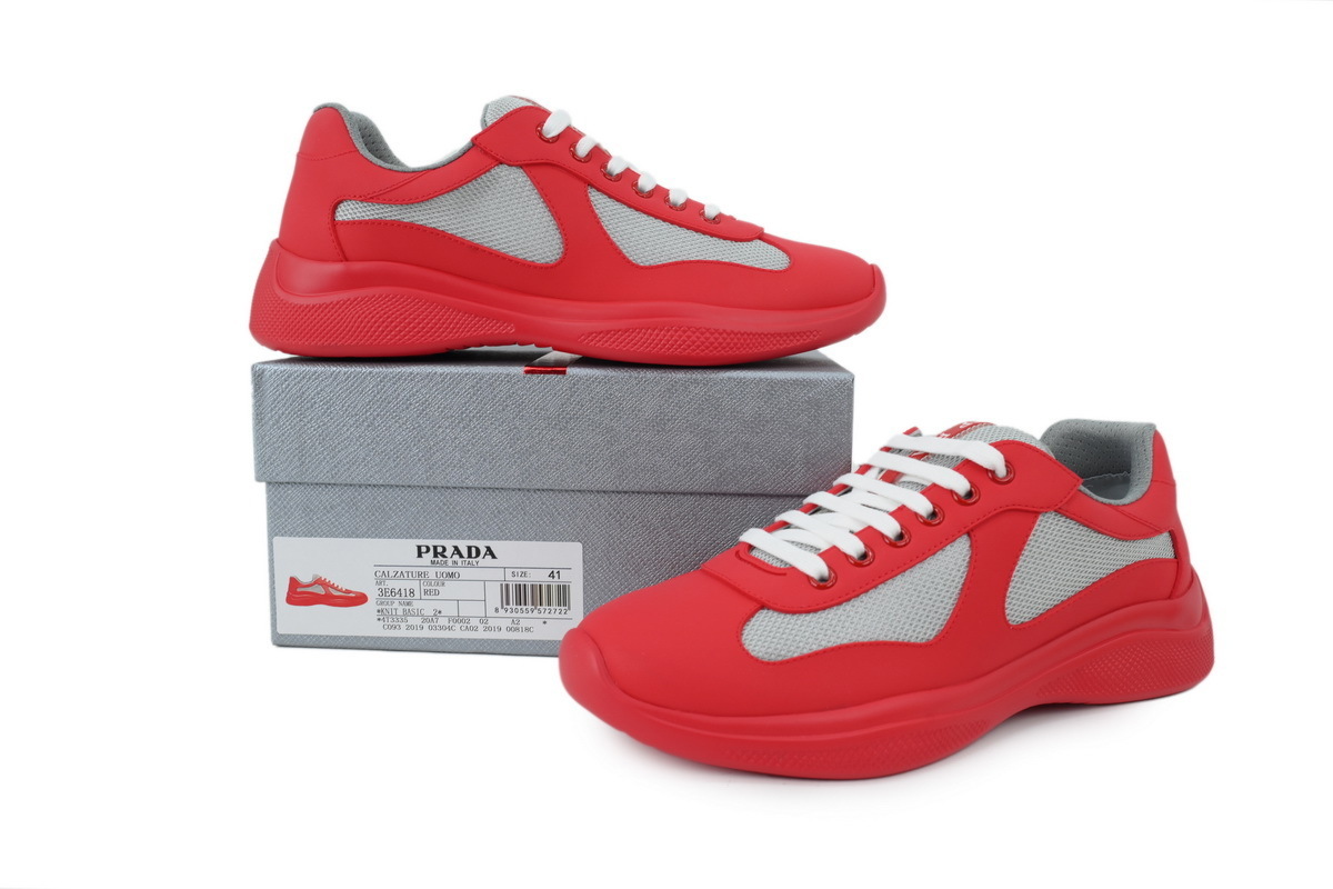 Prada America's Cup Soft Rubber Red