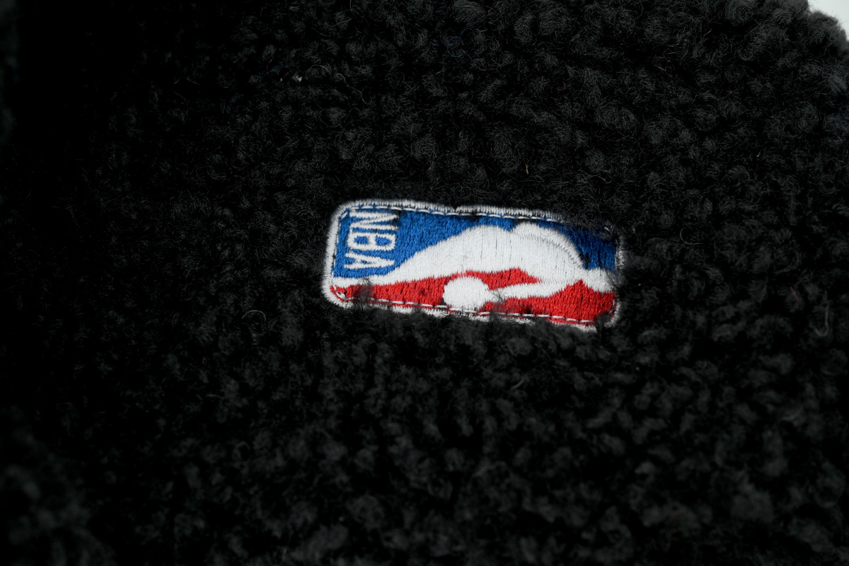 NBA x Balenciaga Furry Slides Black