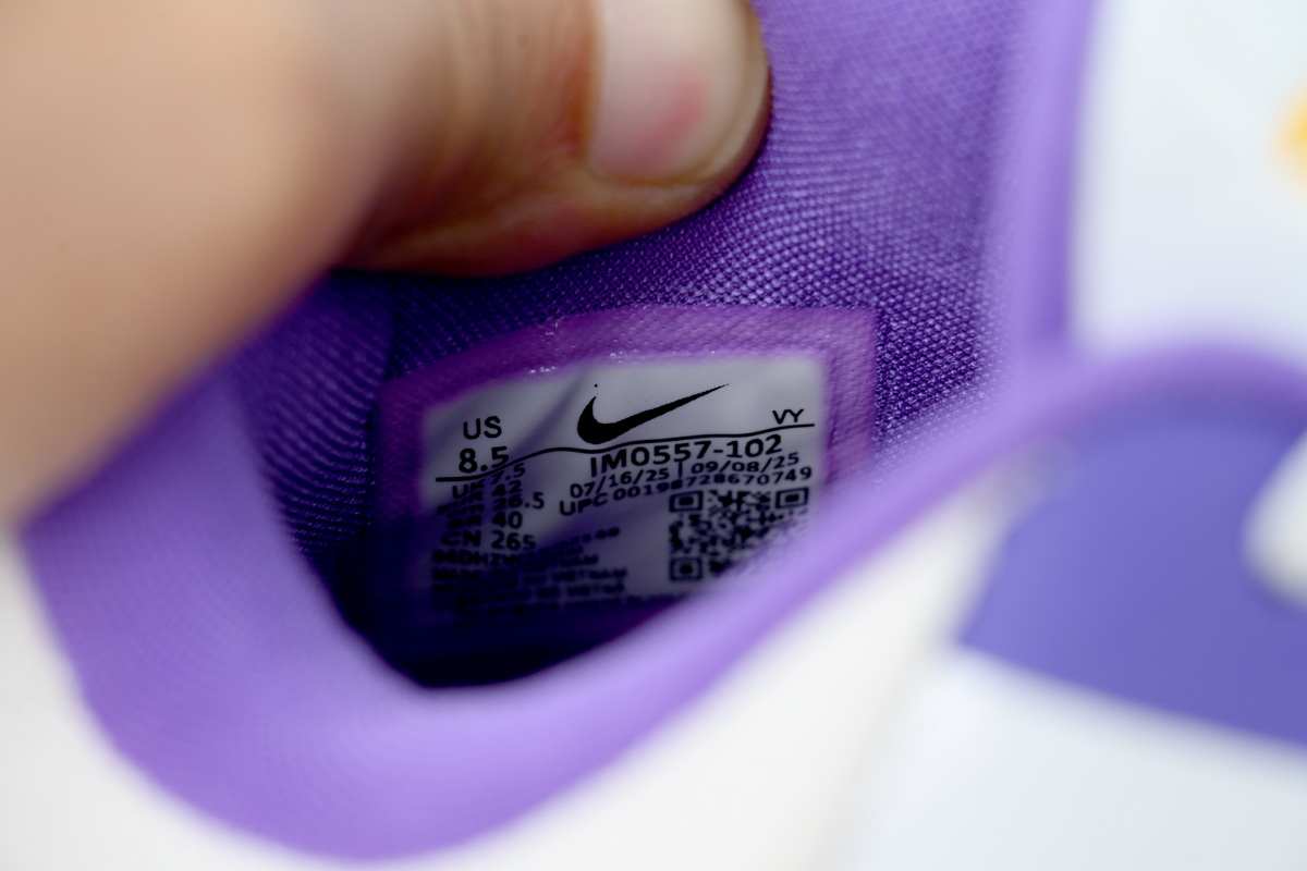 Jalen Brunson x Nike Zoom Kobe 5 Protro White Purple IM0557-102