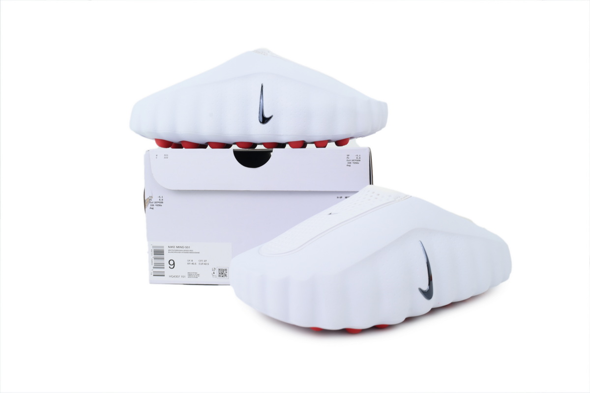 Nike Mind 001 White Speed Red HQ4307-101