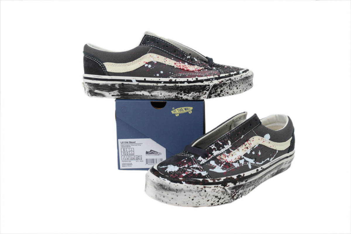 Vans Old Skool 36 Paint Splatter Paint Splatter Charcoal Grey VN000D9RH91