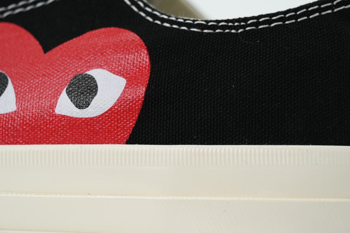 Comme des Garçons Play x Converse Chuck 70 Low Black 150206C
