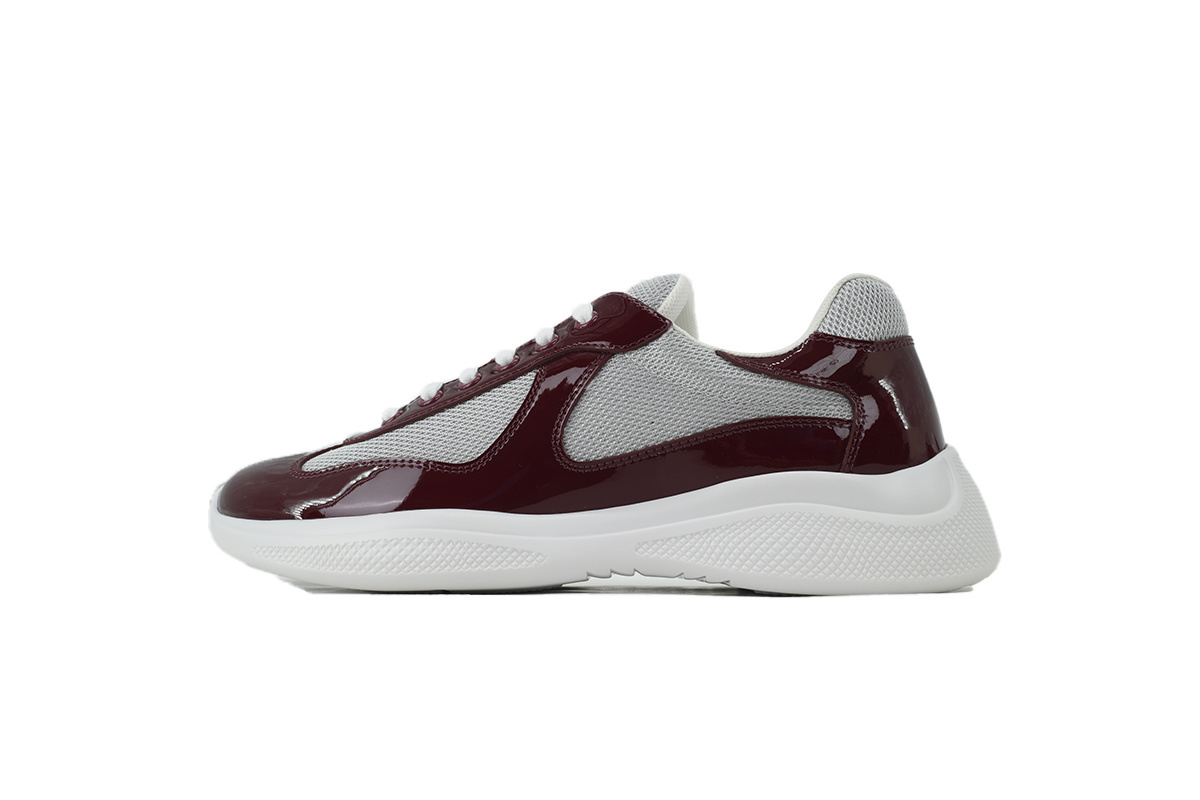 Prada America's Cup Sneakers Wine Red