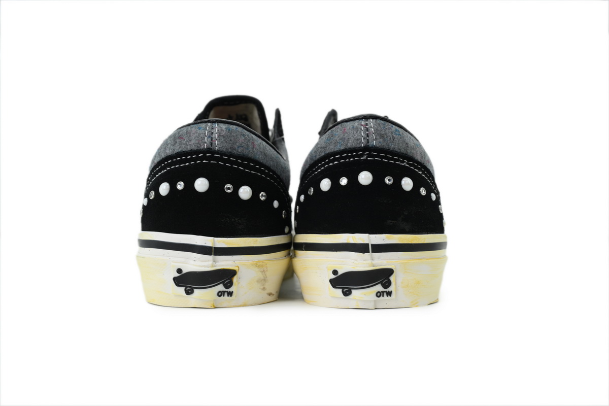 SATOSHI NAKAMOTO x Vans Old Skool Reissue 36 Speckled Moving Blanket Grey