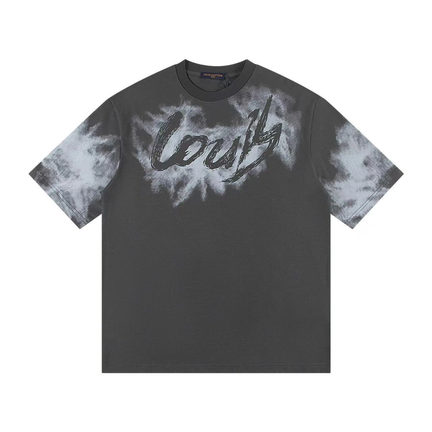 Louis Vuitton T-shirt Z034 Black/White/Gray