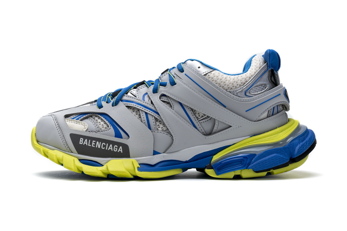 Balenciaga Track Tess S Grey Blue Yellow 542023 W1GB9 6509