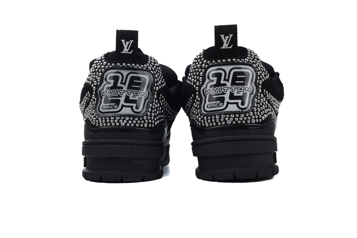 Louis Vuitton Skate Trainer Black Swarovski Monogran