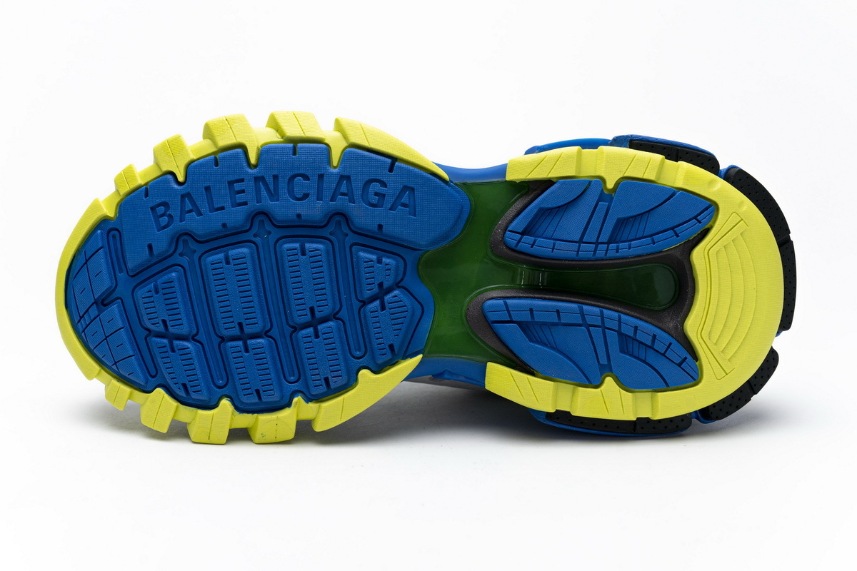 Balenciaga Track Tess S Grey Blue Yellow 542023 W1GB9 6509
