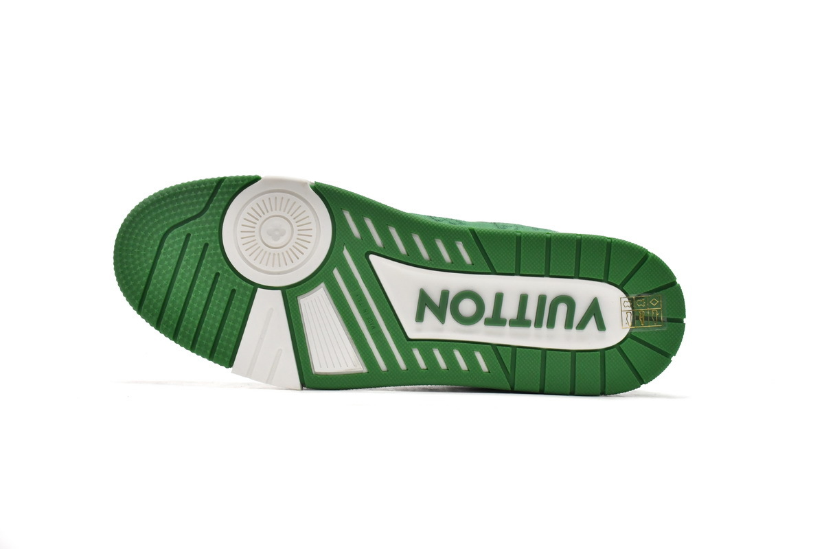 Louis Vuitton Trainer Green Cloth Surface VL1201