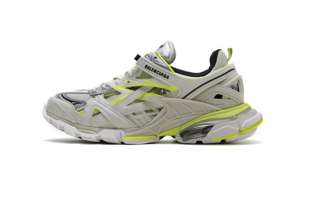 Balenciaga Track 2 Sneaker White Fluo Yellow 568515 W2ON3 9073