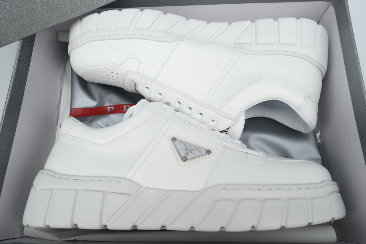 Prada Leather Sneakers White