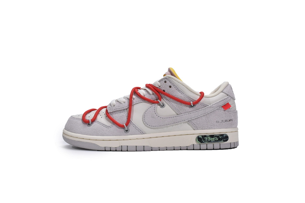 OFF WHITE x Nike Dunk SB Low The 50 NO.33 DJ0950-118