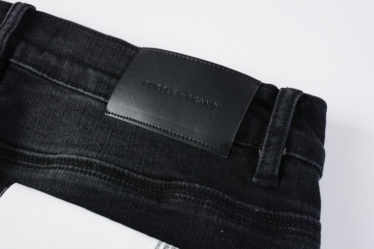 Purple Jeans Spotted Black 005