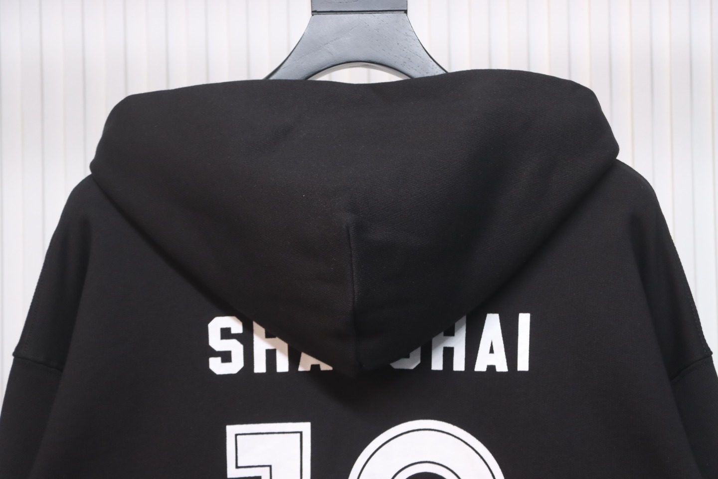Balenciaga Paris Soccer Hoodie Black