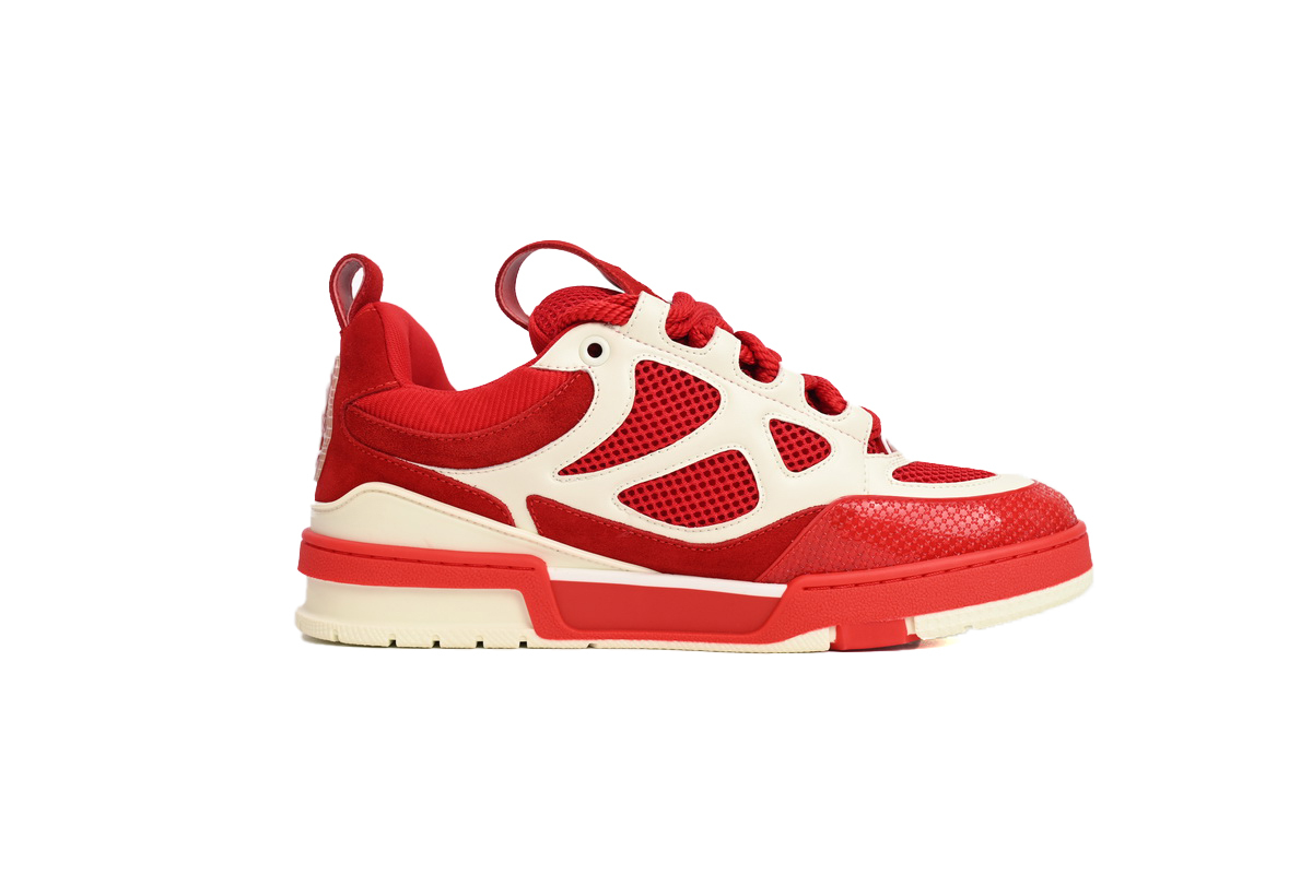 Louis Vuitton Skate Sneaker Red White 1AARS5