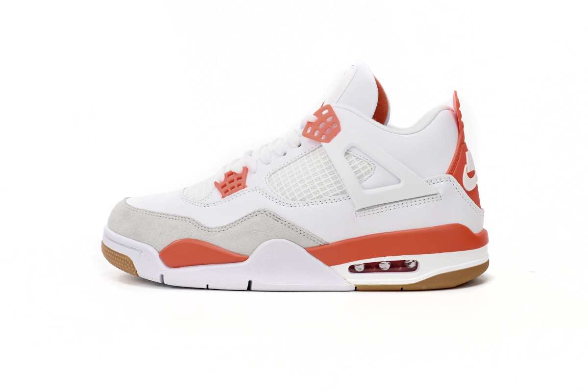 Air Jordan 4 White Orange DR5415-108 D15-108R54