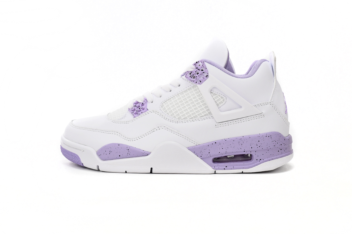 Air Jordan 4 White Purple CT8527-115
