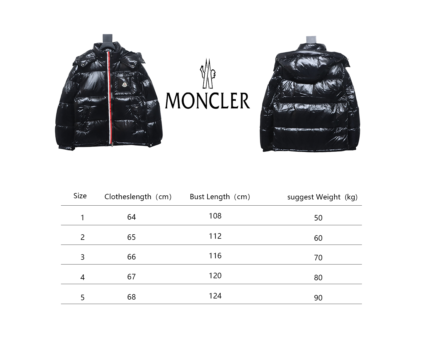 Moncler Montbeliard Down Jacket Black NFC