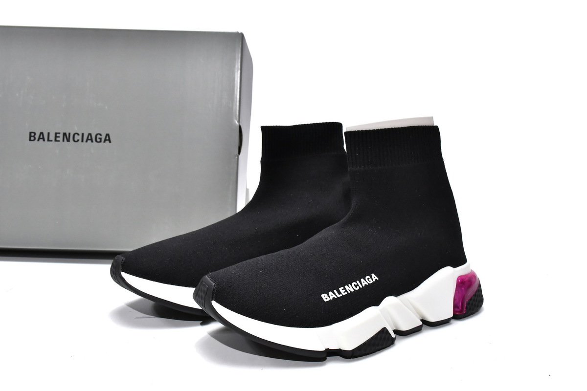 Balenciaga Speed Trainer Black Purple