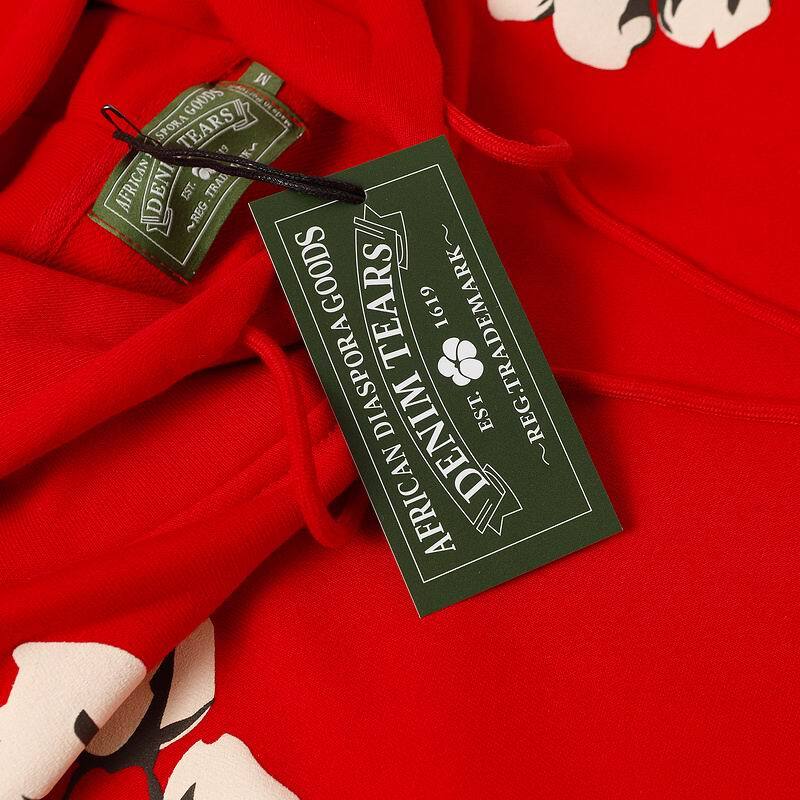 Denim Tears Cactus Tears Wreath Hoodie Red