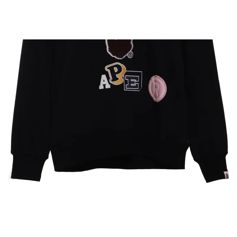 BAPE Pullover Hoodie Black