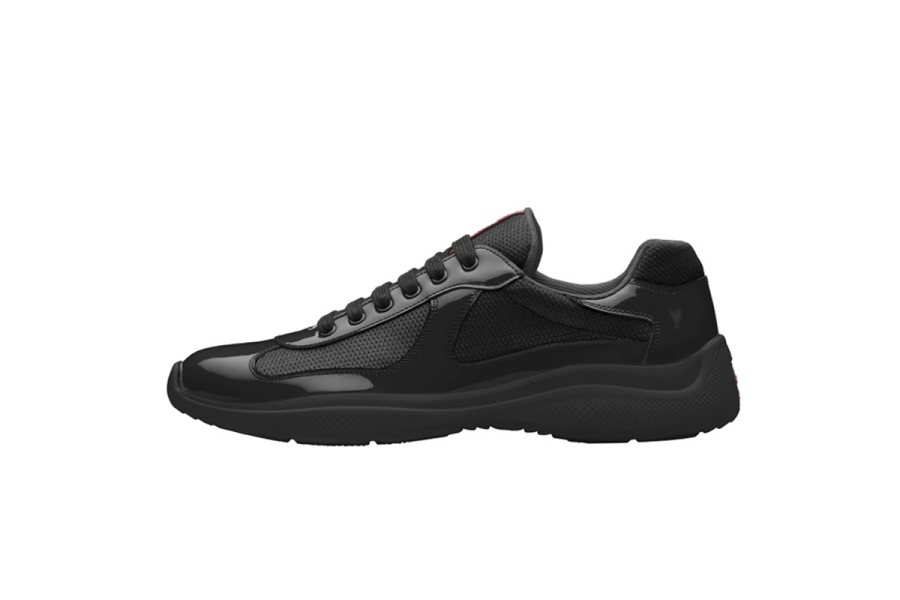 Prada America's Cup Sneakers Mirror All Black