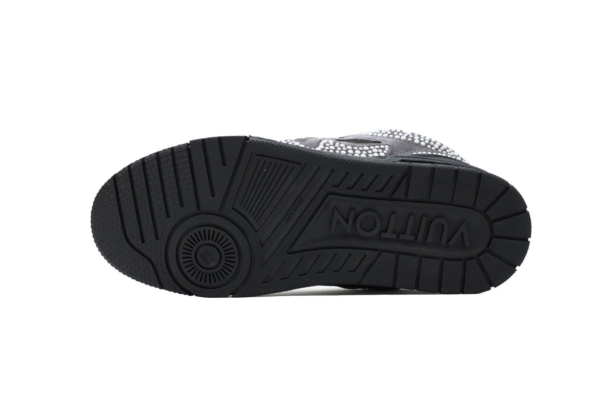 Louis Vuitton Skate Sneaker Gray Black White
