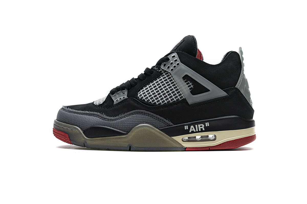 OFF White x Air Jordan 4 Bred CV9388-001