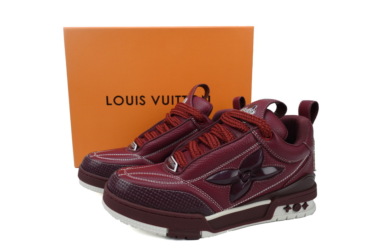 Louis Vuitton Skate Sneaker Wine