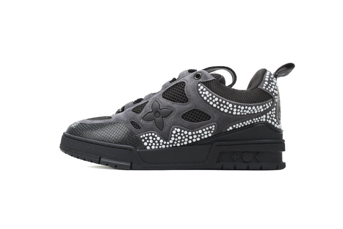 Louis Vuitton Skate Sneaker Gray Black White