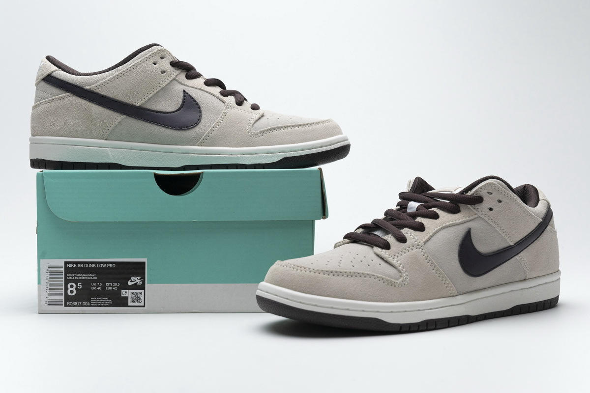 Nike SB Dunk Low Pro Desert Sand Mahogany BQ6817-004