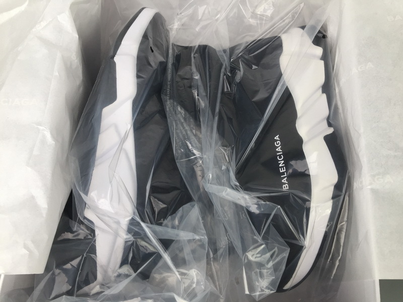 Balenciaga Speed Sock Sneakers Black White