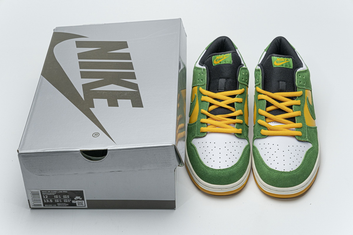 Nike Dunk Low Green Yellow 804292-132