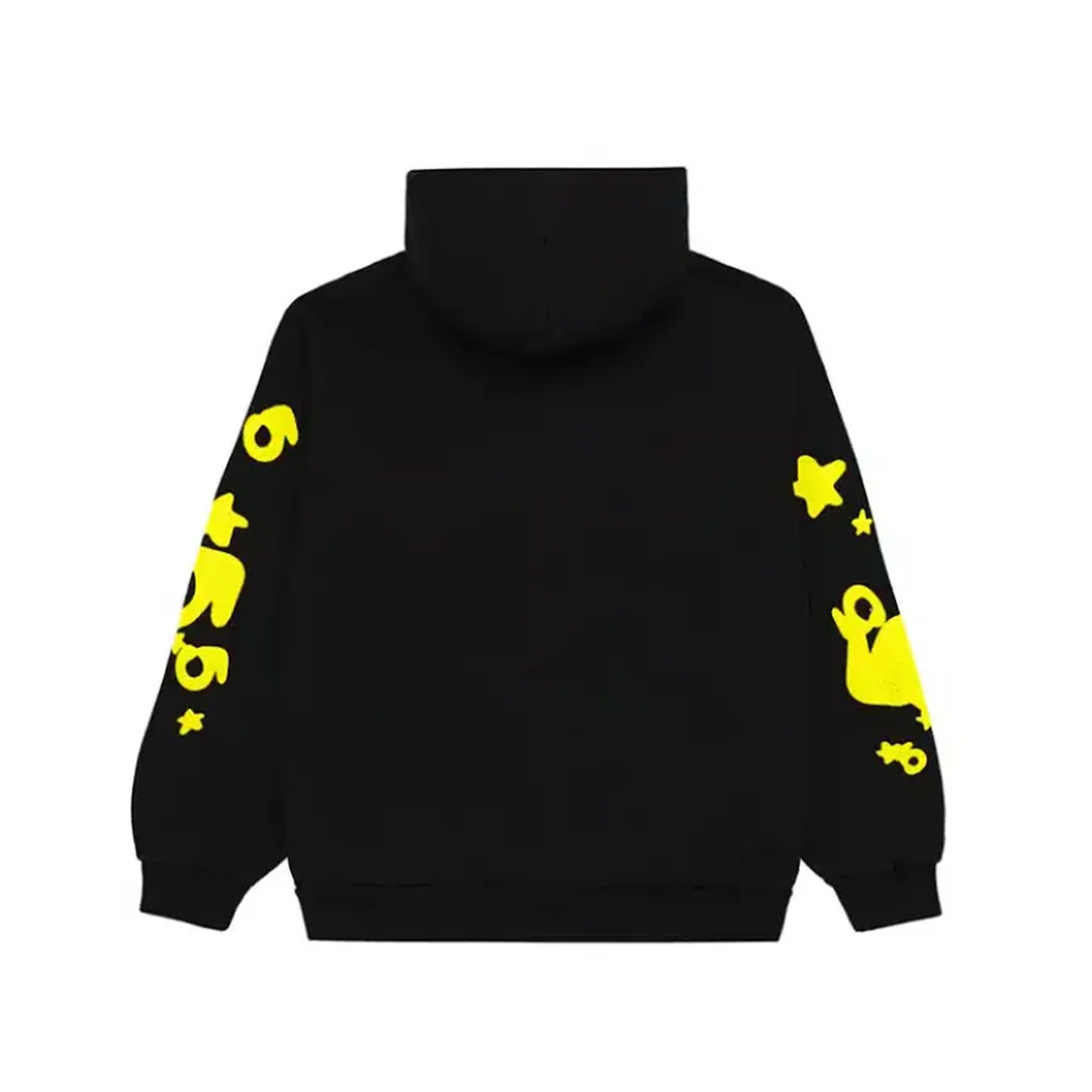 Sp5der Beluga Hoodie Onyx Yellow