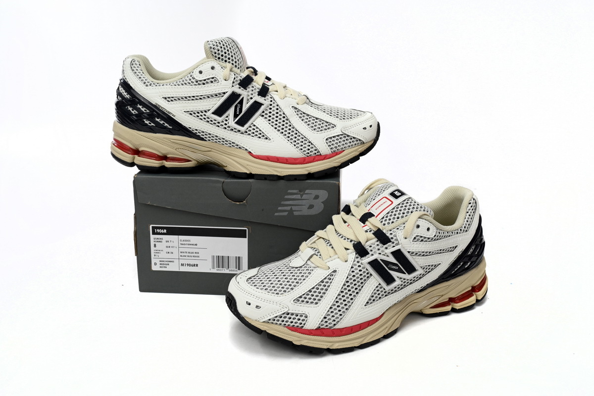 New Balance 1906R Sea Salt Eclipse True Red M1906RR