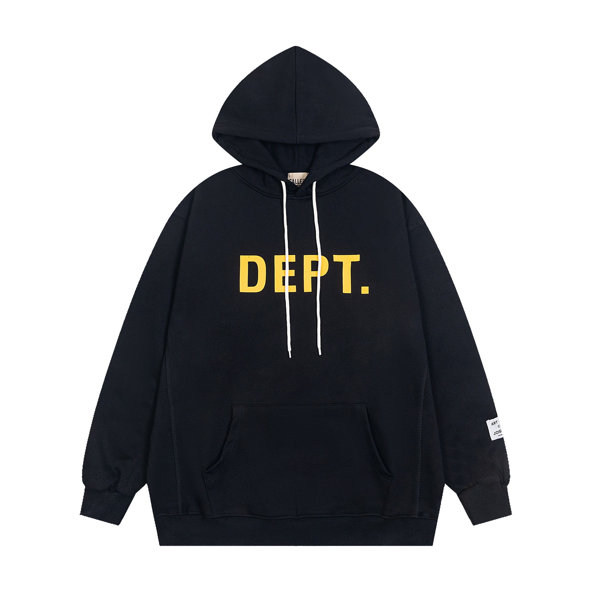 Gallery Dept Hoodie With Hat Grey Black